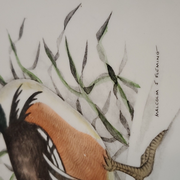 Vintage 1961 Duck by Delano Studios Decorative Plate - Picture 2 of 6